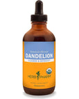 Herb Pharm Certified Organic Dandelion Liquid Extract for Cleansing and Detoxification, Organic Cane Alcohol, 4 Ounce