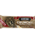 Kodiak Cakes Crunchy Granola Bar Variety Pack  Peanut Butter 2 boxes and Chocolate Chip 2 boxes High Protein Granola Bar Snack  100 Whole Grain Granola Bars Bulk  24 Total Pouches