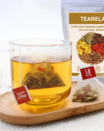 TEARELAE  Chrysanthemum Cassia Seed Tea  5g x 20 Counts  Burdock Root Goji Berry Honeysuckle Osmanthus  Combination Herbal Tea Bags