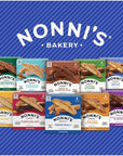 Nonnis Salted Caramel Biscotti Italian Cookies  3 Boxes  Biscotti Individually Wrapped Cookies  Italian Biscotti Cookies wRich Milk Chocolate  Sea Salt  Kosher  672 oz