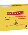 Larabar Pineapple Upside Down Cake Gluten Free Vegan Fruit Nut Bars 12 ct