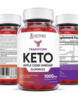 Justified Laboratories (3 Pack) Transform Keto ACV Gummies 1000MG