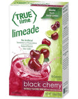 TRUE LIME Black Cherry Limeade Drink Mix (10 Packets)