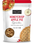 The Safe  Fair Food Company Honey Crisp Apple Pie Granola Cereal  12 oz "hr55  0Ak