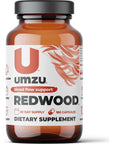 UMZU Redwood - Supports Nitric Oxide & Healthy Blood Flow - Blend of Vitamins & Herbal Extracts - Supplement with Vitamin C, Garlic & Horse Chestnut - for Well-Being - 30 Day Supply - 180 Capsules