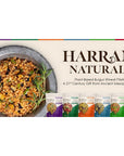 Harran Natural Whole Grain Freekeh Pilaf 187 g Plant Based Protein Meal in Microwavable Heat  Eat Pouch  Low GI Index Farik  Vegan Superfood with Chickpea Mushroom Olive Oil