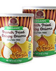 Organic French Fried Crispy Onions  Kosher Vegan GlutenFree NONGMO USDA Organic  6 Oz 1 Pack Total of 6 Oz