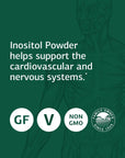 Standard Process Inositol Powder - Whole Food Nervous System Supplements, Heart Health and Liver Support with Inositol Powder - Vegetarian, Gluten Free - 10 Ounce Powder