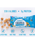 The Happy Snack Company Crunchy Chickpeas Variety Pack 24 x 1 oz  Sea Salt  Balsamic Vinegar Flavor and Lime  Cracked Pepper Flavor 5g Protein  120 Cals Gluten Nut  Dairy Free NonGMO and Vegan