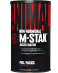 Animal M-Stak - Non-Hormonal Hard Gainers Muscle Building Stack with Energy Complex - 21 Count