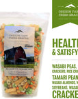 Oregon Farm Fresh Snacks Wasabi Pea Mix and Crackers  Locally Sourced and Freshly Made Wasabi Snacks Including Wasabi Peanuts Peas and Crackers  Enjoy Healthier Snacking 14 oz