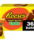 REESES Milk Chocolate Peanut Butter Eggs Easter Basket Easter Candy Packs 12 oz 36 Count