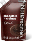 Nut Dreamers Chocolate Hazelnut Spread Chocolate Spread for Pancakes Yogurt or Smoothies Hazelnut Spread KetoFriendly Vegan GlutenFree NonGMO SugarFree 12oz