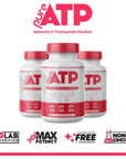 Pure ATP Capsules, Adenosine Triphosphate - Increase Energy, Endurance, Strength, Recovery & Muscle Pump, Faster Than Creatine HMB & Nitric Oxide, Natural Pre Workout Supplement - 90 Count