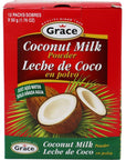 Grace Dry Coconut Milk Powder - 12 pack - No Preservatives No Refrigeration - Just Add Water - Milk Substitute - Coffee Creamer, Smoothies, Baking, Camping, Curries - Bonus Recipe eBook - 1.76 oz