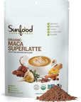 Sunfood Superfoods Maca Superlatte Powder Drink Mix - 5.82 Ounces