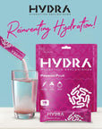 Hydra Powders Key Nutrients Electrolyte Powder Packets - Sports Hydration Drink with Vitamins & Electrolytes - Low Sugar Electrolyte Mix Hydrate Packets - Passionfruit (16 Packets)