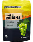 Wilderness Poets Organic Golden Raisins  No added sugar  Bulk Dried Fruit 2 Pound  32 Ounce