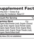 BareOrganics Energy & Stamina Blend Powder, Organic Superfood, Vegan Dietary Supplement, 8 Ounces