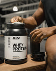 Bare Performance Nutrition, BPN Whey Protein Powder, Whey Protein Concentrate, Native Micellar Casein, Amazing Mixability, Strawberry