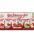 Pomì Get Saucy Ultimate Sauce Starter Kit  6pack Tomato Sauce Kit with Strained Chopped and Crushed Italian Tomatoes