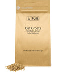 Pure Original Ingredients Oat Groats 10 lb Whole Uncut  Hulless High in Protein Oat Kernels