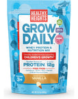 Healthy Height Grow Daily 3 Protein Powder Vanilla  Developed by Pediatricians  High in Protein Nutritional Shake  Contains Key Vitamins  Minerals