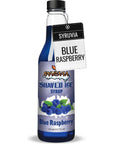 Syruvia Snow Cone Syrup 127oz  Blue Raspberry Syrup For Shaved Ice Snow Cones Slushies Italian Soda Popsicles Kosher Dairy Free