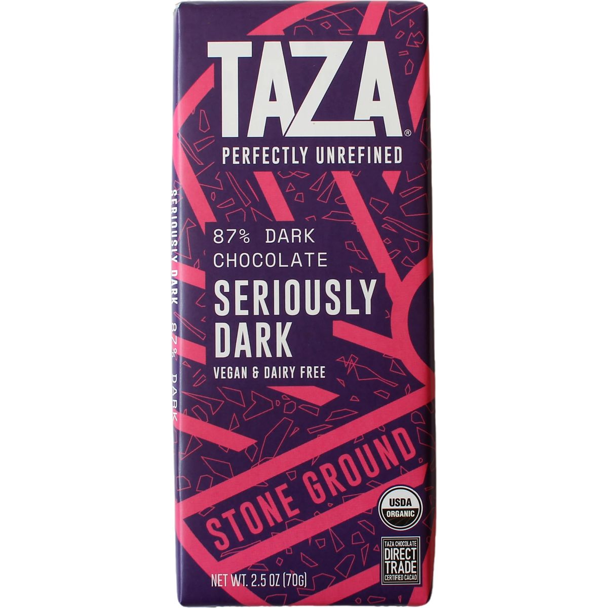 Taza Chocolate Organic Seriously Good Dark Chocolate Bar Variety Pack Bundle 25 oz 4 count Vegan