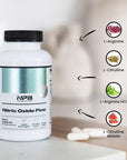 Nature's Pure Blend Nitric Oxide Supplement L-Arginine - Blood Pressure Support Capsule - 1500MG - Nitric Oxide Booster - Amino Energy - Preworkout for Men, Muscle Growth