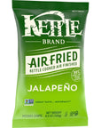 Kettle Brand Potato Chips Air Fried Jalapeño Kettle Chips 65 Oz Bag