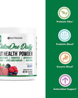 DetoxOne Daily Gut Health Powder for Weight Loss | Daily Detox Cleanse Supports Normal/Health Digestive Function*| Promotes Detoxification*, Boost Energy & Improves Nutrient Absorption*