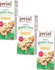 Jovial Organic Gluten Free White Cheddar Mac and Cheese  Whole Grain Pasta Organic Pasta White Cheddar Macaroni and Cheese Gluten Free Award Winning Taste Made in Italy  6 Oz 3 Pack