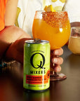 Q Mixers 5 Pack Spicy Mango Margarita Mix Premium Cocktail Mixer Made with Real Ingredients 75oz Can