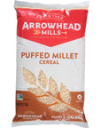 Arrowhead Mills Puffed Cereal Variety Pack Millet Rice  Wheat 6oz each with Stock Your Home Conversion Magnet