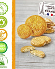 St Michel Grandes Galettes Butter Cookies Biscuits with Sea Salt 529oz Pack of 6 Made in France NonGMO Pure Butter Cookies