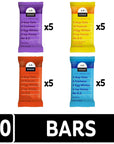 RXBAR A.M. Protein Bars, Variety Pack, Gluten Free Snacks, Breakfast Snacks, 38.8oz Box (20 Bars)