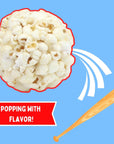 Kathy Kaye Baseball Themed Popcorn Balls Individually Wrapped Salty Snacks Sports Party Favor 8 Pieces Included 8oz