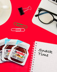 Nutella Chocolate Hazelnut Spread Mini Nutella Pack to Go Perfect Portion Control Just ½ Oz 80 Calories per Nutella Single Cup ATREVO Bundle Pack  20 EcoFriendly Wooden Spoons 20 Pack Back to School Snacks Biscuits