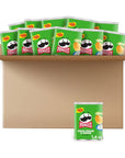 Pringles Potato Crisps Chips, Lunch Snacks, Office and Kids Snacks, Grab N' Go, Sour Cream and Onion (12 Cans)