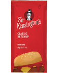 Sir Kensington's Ketchup Packets To Go, Classic Ketchup From Whole Tomatoes, No High Fructose Corn Syrup, Gluten Free, Certified Vegan, Non- GMO Project Verified, Shelf-Stable, 18g 50 Count