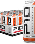 P10 Performance Sugar-Free Laser Focus Drink - 12-Pack, Mandarin Mayhem, 16oz