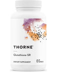 Thorne Glutathione-SR - Sustained-Release Glutathione for Antioxidant Support - 60 Capsules