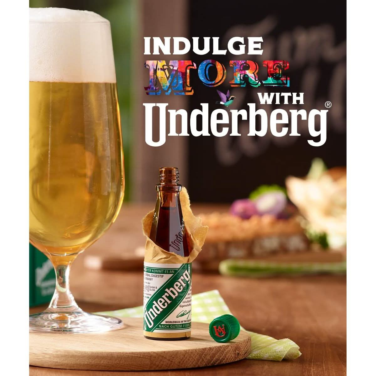 Underberg Natural Herb Bitters 2Ounce Pack of 5