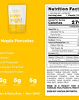 Oats Overnight - Maple Pancakes - Vegan, 20g Protein, High Fiber Breakfast Shake - Gluten Free, Non GMO Oatmeal (2.5 oz per meal) (8 Pack)