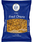 EF  Crispy Fried Onions 400g 14 oz Kosher Halal Product of Netherlands