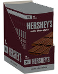 HERSHEY'S Milk Chocolate XL, Candy Bars, 4.4 oz (12 Count, 16 Pieces)