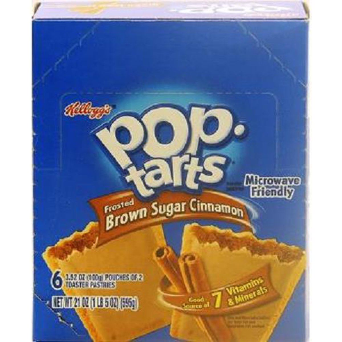 Kelloggs Pop Tart Brown Sugar Cinnamon Count 6 352oz  GranolaCerealOatBrkfast BarGrab Varieties  Flavors