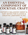 Strongwater Cocktail Bitters Sampler Set  Cocktail Bitters Set Makes 48 Cocktails  Bitters Gift Set wCherry Lavender Bonfire Orange Aromatic Walnut Orange Bitters  6 Bottles 05 Fl Oz