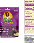 SunMaid California SunDried Whole Pitted Prunes  4 Pack 7 oz Resealable Bag  Dried Plums  Dried Fruit Snack for Lunches Snacks and Natural Sweeteners